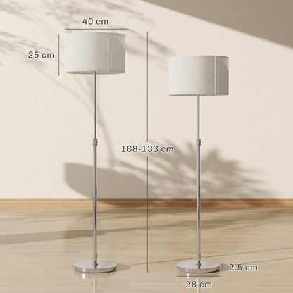 Modern Dimmable Standing Lamp with Adjustable Colour Temperatures