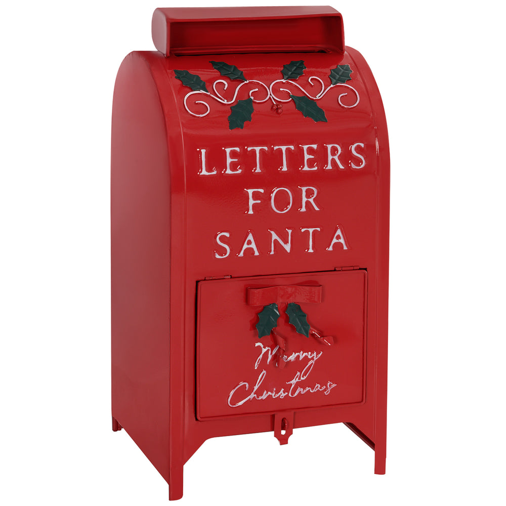 Christmas Post Box Freestanding or Wall Mounted for Xmas Decoration