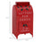 Christmas Post Box Freestanding or Wall Mounted for Xmas Decoration