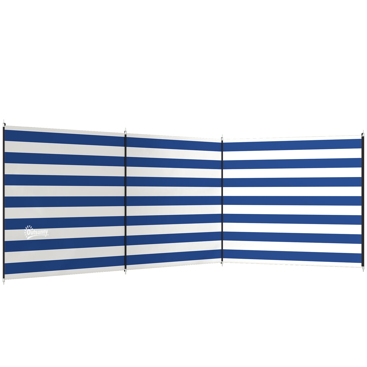 Camping Windbreak Portable Wind Blocker Privacy Wall, 540cm x 150cm