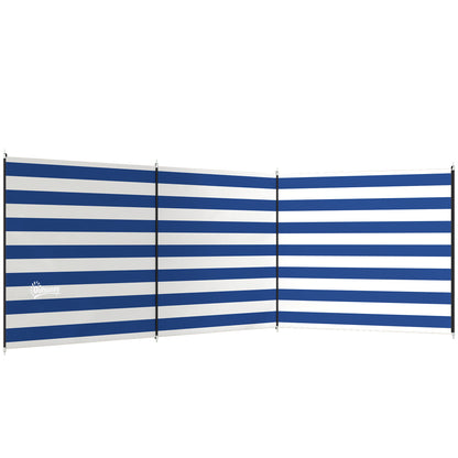 Camping Windbreak Portable Wind Blocker Privacy Wall, 540cm x 150cm