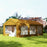 6m Garden Gazebo Carport Shelter w/ Removable Sidewalls, Yellow