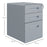 Lockable Cabinet, Rolling Filing Cabinet with 3 Drawers, Steel Office Drawer Unit for A4, Letter, Legal Sized Files