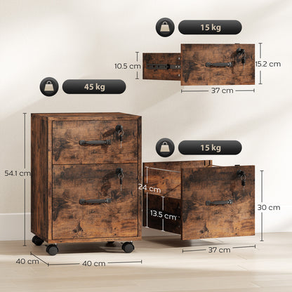 Vintage Sideboard Cabinet with 3 Chevron Doors, Natural Wood Finish