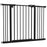 Metal 74-100cm Wide Adjustable Dog Gate Black