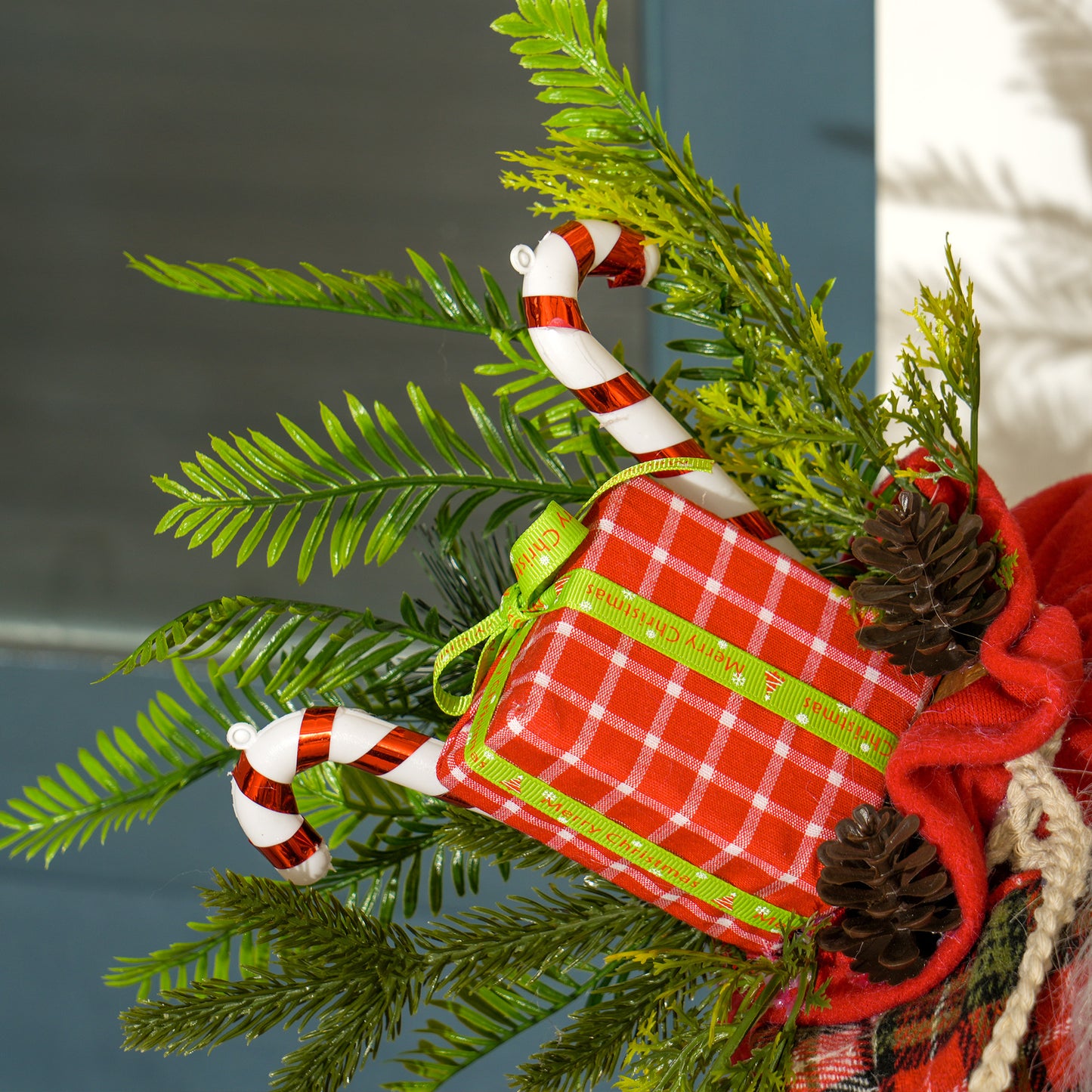 133cm Animated Santa Claus w/ Sound Activated Festive Music for Party