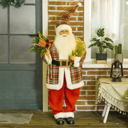 133cm Animated Santa Claus w/ Sound Activated Festive Music for Party