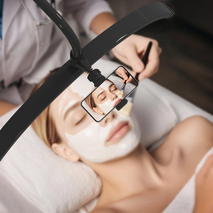 RGB Floor Lamp with 3 Rotatable Head, Modern Standing Lamp, Black