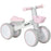 Kids Balance Bike for 1-3 Years Old with Adjustable Seat, Pink