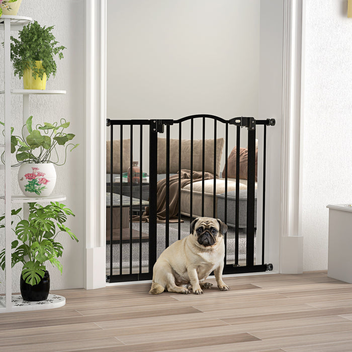 Adjustable pet gate best sale