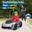 12V Lamborghini Autentica Licensed Ride on Car with Butterfly Doors, Battery Powered Kids Electric Car with Remote Control, 4 Suspension Wheels, Soft Start, LED Lights, Music, Horn, Grey