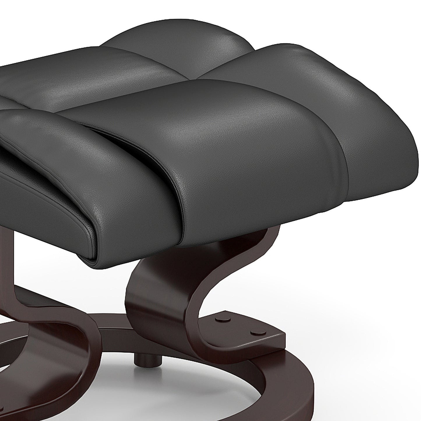 Massage Recliner Chair with Footstool and Adjustable Backrest, Black