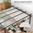 3 x 3(m) Aluminium Pergola Canopy Gazebo Awning Outdoor Garden Sun Shade Shelter Marquee Party BBQ, Grey