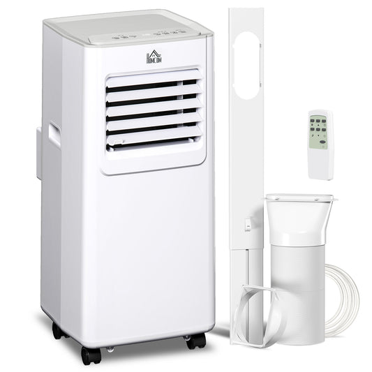 7000 BTU Mobile Air Conditioner Indoor Portable AC Unit w/ RC, White