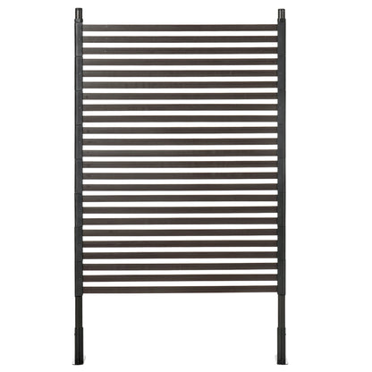 Garden Fence with 2 Standing Ways, Metal Animal Barrier Fence