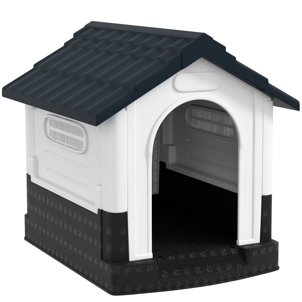 Dog Kennel for Outside, for XS and S Dogs, 80 x 69 x 76cm, Grey