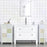 Chest of Drawers, 4 Drawer Dresser, Storage Organizer Toilet Tissue Cabinet for Bedroom, Bathroom