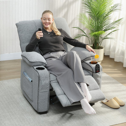 Electric Massage Recliner Armchair with Heat, Power Reclining Chair