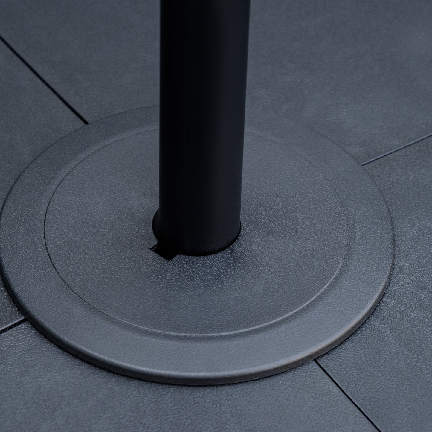 4 Pcs Parasol Umbrella Base Sand Filled Up to 80kg for Banana Hanging