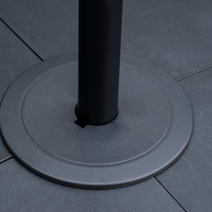 4 Pcs Parasol Umbrella Base Sand Filled Up to 80kg for Banana Hanging