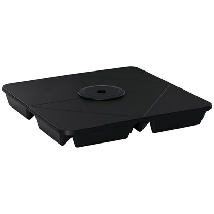 4 Pcs Parasol Umbrella Base Sand Filled Up to 80kg for Banana Hanging