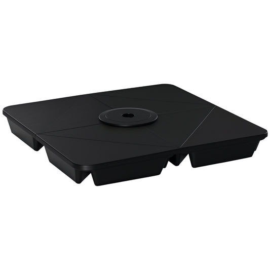 4 Pcs Parasol Umbrella Base Sand Filled Up to 80kg for Banana Hanging