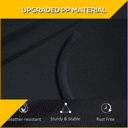 4 Pcs Parasol Umbrella Base Sand Filled Up to 80kg for Banana Hanging