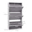 Shoe Storage Cabinet with 3 Flip Drawers, Narrow and Slim, 12 Pair of Shoes Organizer for Hallway, Entryway