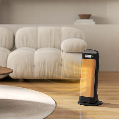 2000W Fan Space Heater with 4 Modes, Adjustable Thermostat, Black