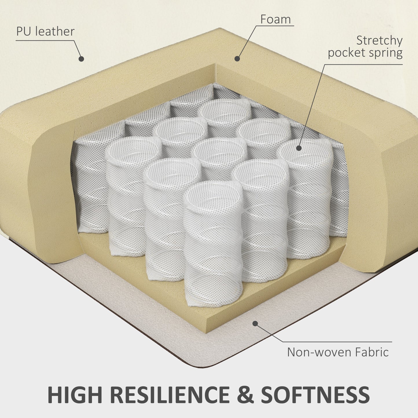 Modern Sideboard, Storage Cabinet, Accent Cupboard White