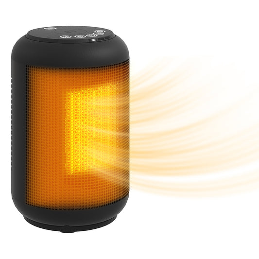 Ceramic Electric Heater, 1500W Fan Space Heater, Black