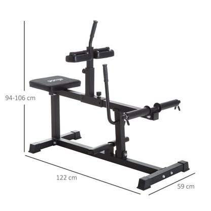 Seated Adjustable Leg Extension Machine with Plate Loaded