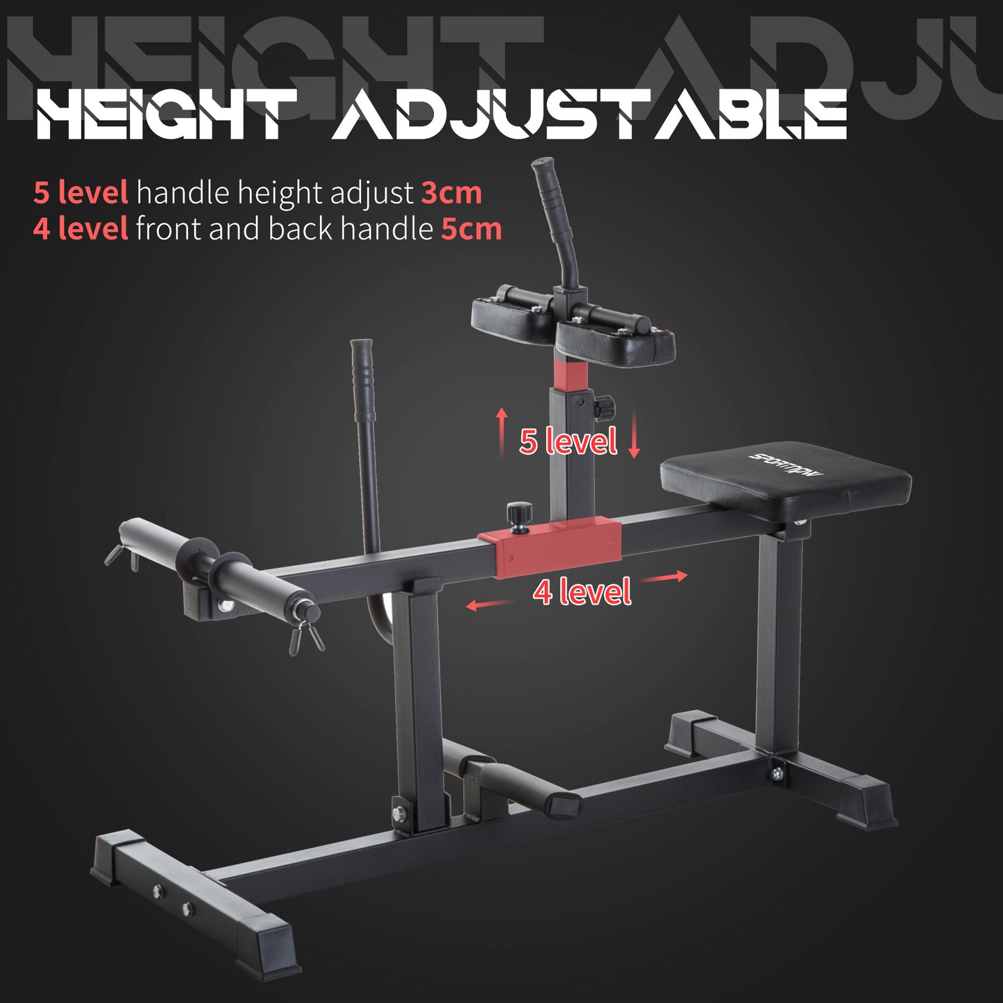 Seated Adjustable Leg Extension Machine with Plate Loaded