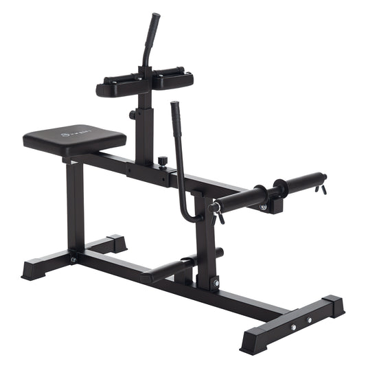 Seated Adjustable Leg Extension Machine with Plate Loaded
