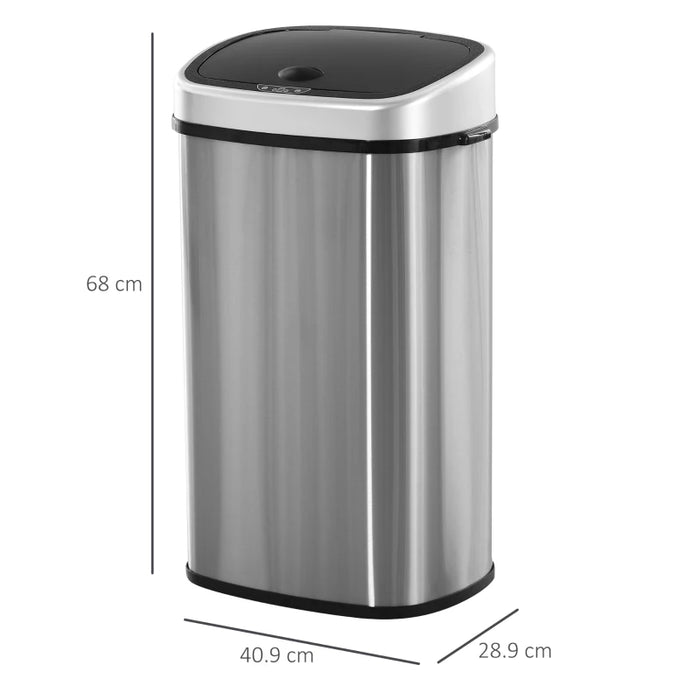 58L Stainless Steel Kitchen Automatic Sensor Dustbin