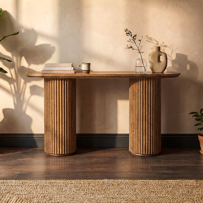 Ophelia Chestnut Console Table