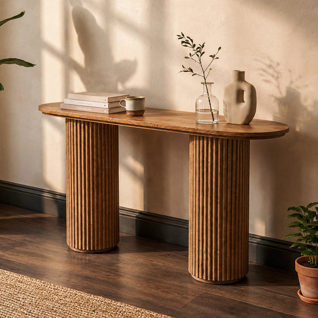 Ophelia Chestnut Console Table