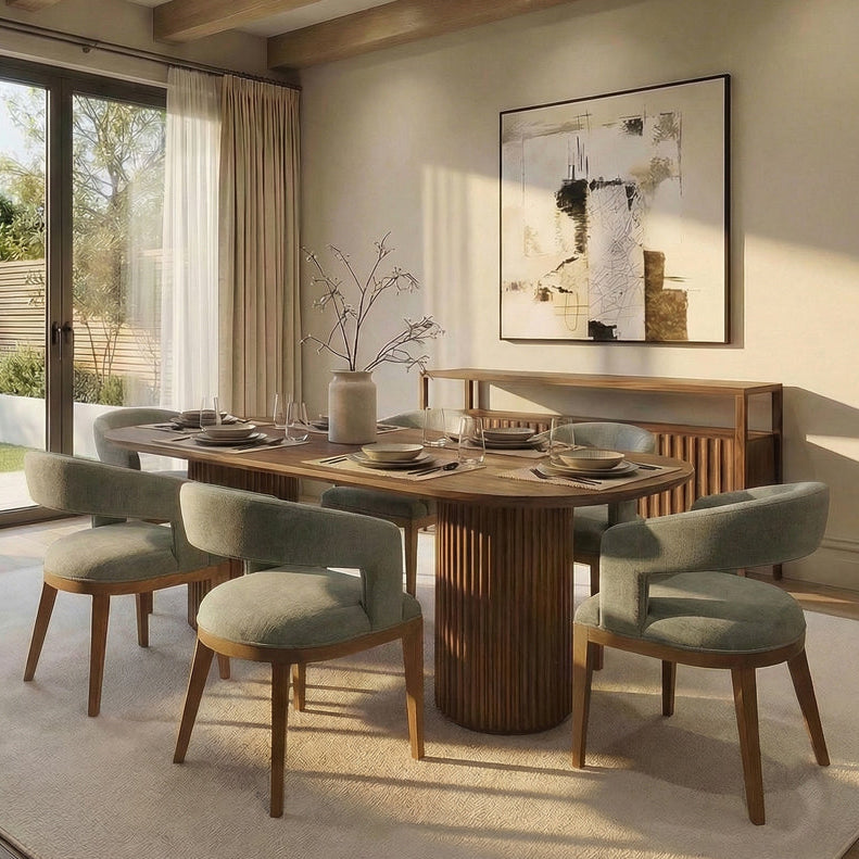 Madison Dining chair -Sage Green – Chestnut