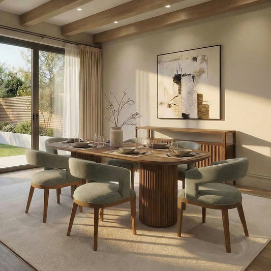 Madison Dining chair -Sage Green – Chestnut