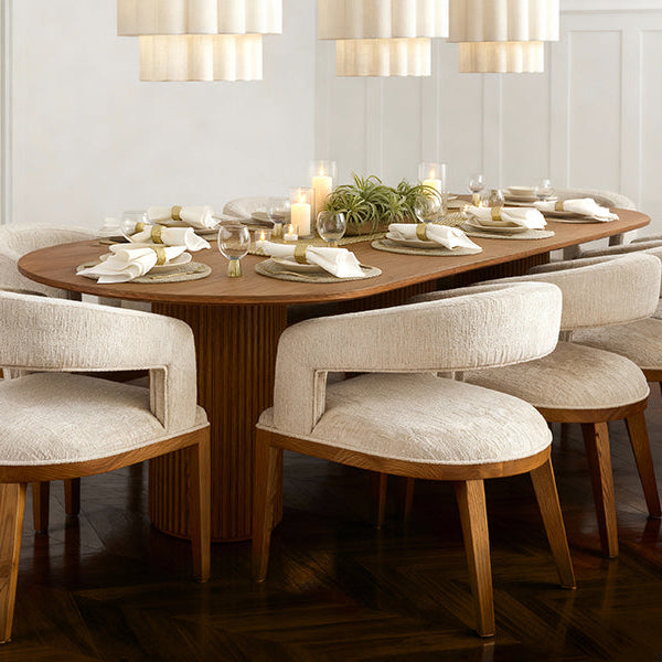 Ophelia Chestnut XL Dining Table