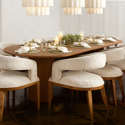 Ophelia Chestnut XL Dining Table