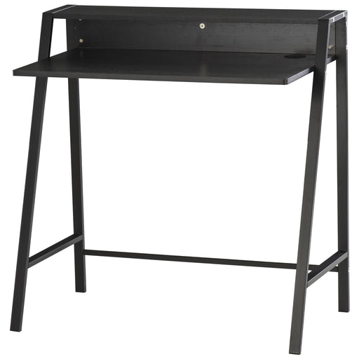 Writing Desk Computer Table Home Office PC Laptop Workstation Storage Shelf Color Black