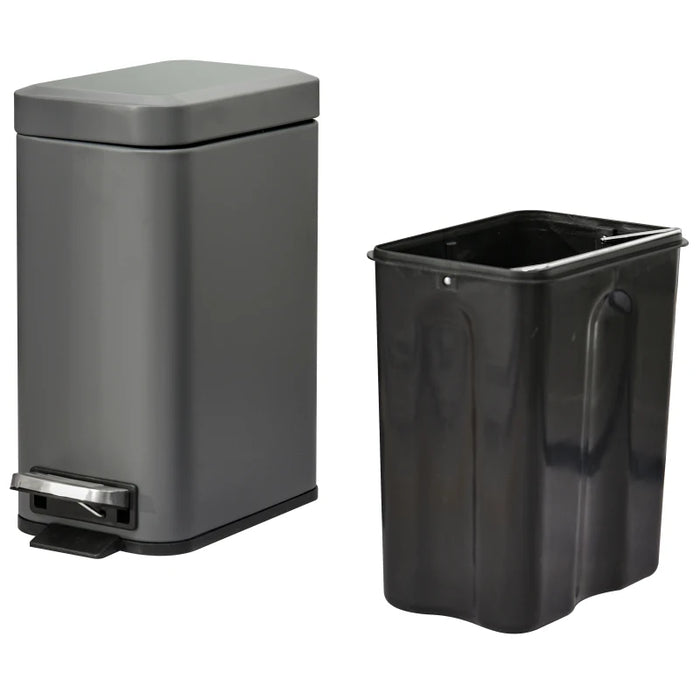 5L Compact Bin with Quiet-Close Lid Pedal Lid