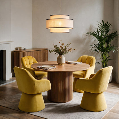 Orbit Dining Chair – English Mustard