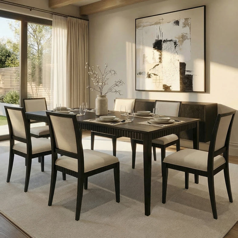 Oriel Dining Table and 6 Oriel Dining Chairs
