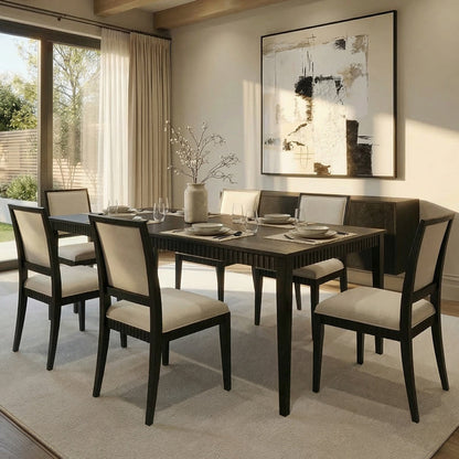 Oriel Dining Table and 6 Oriel Dining Chairs