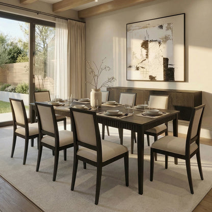 Oriel Dining Table and 8 Oriel Dining Chairs