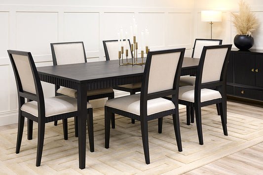 Oriel Dining Table and 6 Oriel Dining Chairs