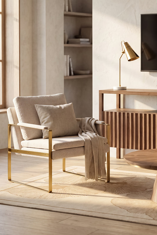 Solaris Lounge Chair – Oatmeal