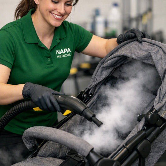 Refresh Your Pram or Baby Car Seat with a Professional Full Hygiene Deep Clean — Now Just £49.99 with NAPA Medical!